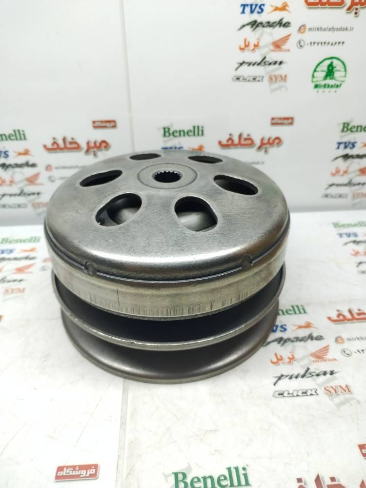  (فولی) کلاچ عقب کامل موتور طرح کلیک و اسکوتر و یاماها طرح ایروکس nvx و کاوان و فیدل و بنلی ستا 125 (کیفیت درجه 1) - Image 1