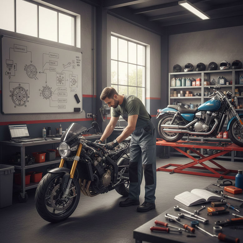 راهنمای جامع تعمیر موتور سیکلت: نکات کلیدی برای نگهداری و تعمیرات